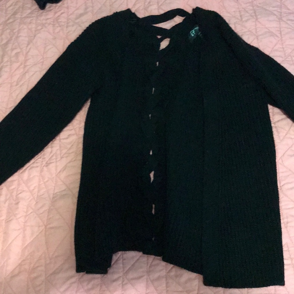 Art Class girls laced back cardigan.